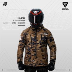 Jaket Motor Prostreet Windbreaker Eclipse Camo Dessert
